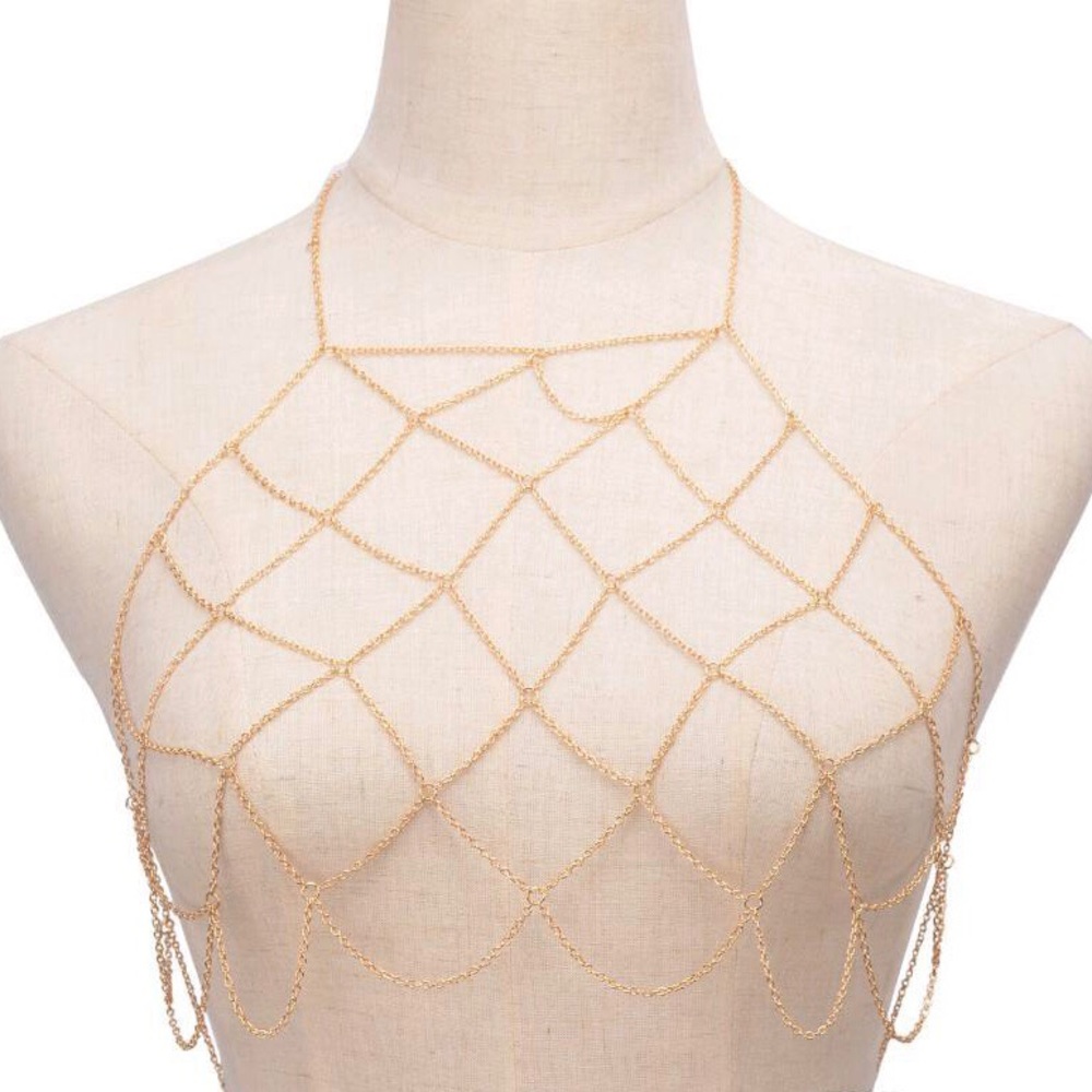Zara Gold Bodychain (SOLD) - Picture 1 of 3